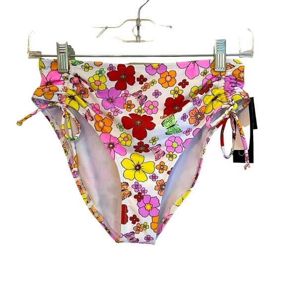 California Waves Floral Print Bikini Large NWT - Picture 9 of 14